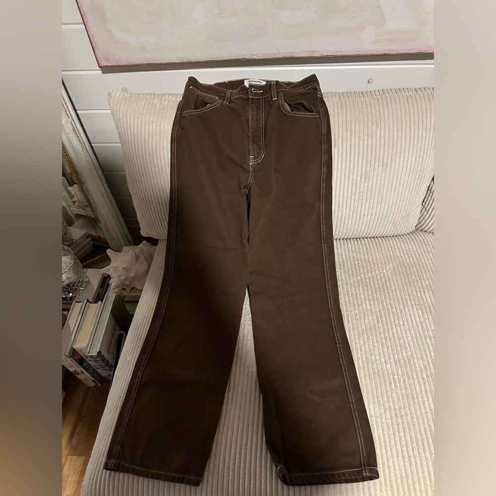 Reformation Brown Jeans